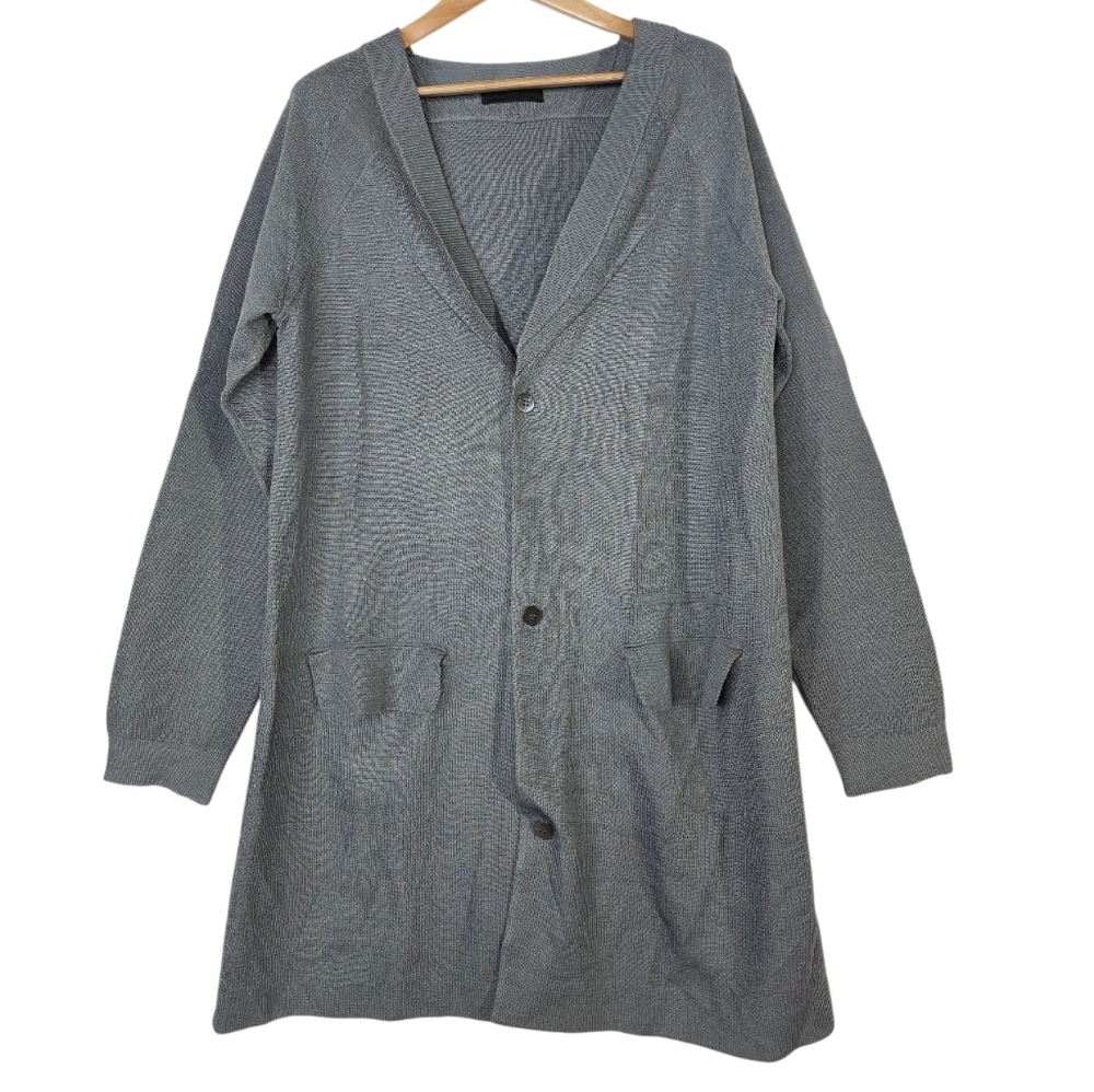 Johanna Ho knitted  mid length Cardigan/ coat